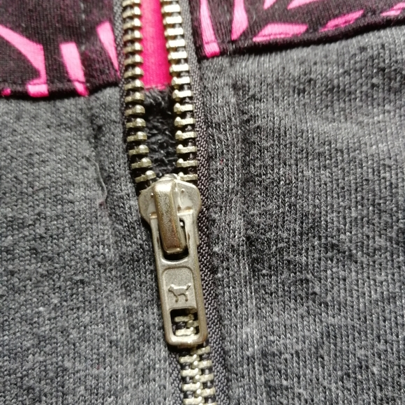 PINK Victoria Secret Tropical Half-zip Sweatshirt Loungewear Athleisure Small - Picture 5 of 7